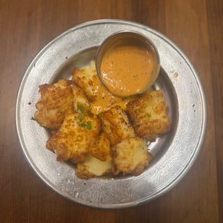 Fried feta curds special