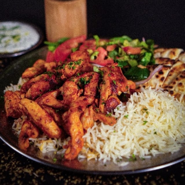Chicken Shawarma Plate.