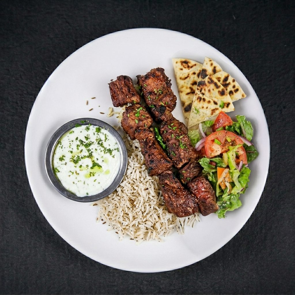 Beef Kebap Plate.