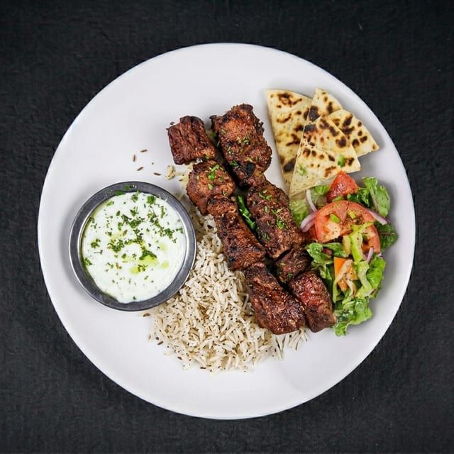 Beef Kebap Plate.